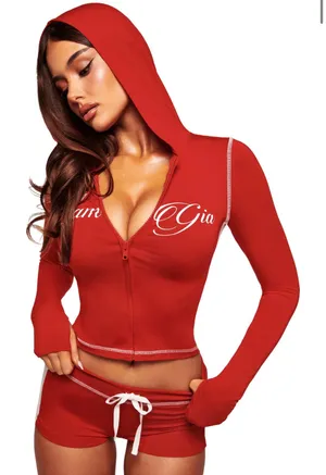 I.AM.GIA Red Hoodie thumbnail 1