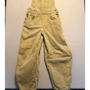 We The Free Good Luck Overall Jumpsuit Discontinued Tan Khaki Color Women XS thumbnail 9