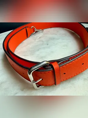 Red Leather Adjustable Crossbody Strap Replacement Silver
Hardware 44"-52" thumbnail 2