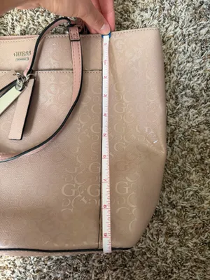Guess Los Angeles Blush Pink Tote Bag Purse thumbnail 10