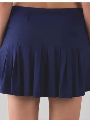 Lululemon circuit breaker skirt sz 6 dark navy/ charcoal thumbnail 1