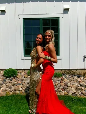 red prom dress stacees thumbnail 3