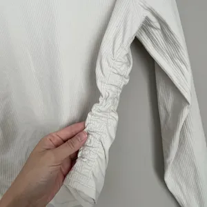 Lululemon Size 6 All It Takes Ribbed Nulu Long Sleeve Shirt Bone White thumbnail 2