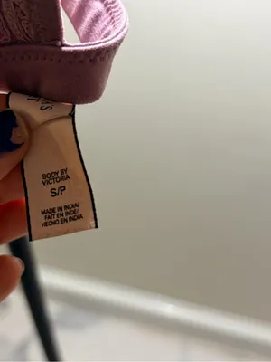 Victoria's Secret Lace Trim Paisley Plunge Bra - Plum thumbnail 3