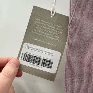 Everlane NWT Seamless High Rise Ribbed Bike Short Women's Sz XS/S Dusty Lavender thumbnail 10