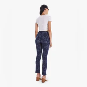 Mother Dazzler Hover High Rise Straight Leg Jeans in Depth of Field thumbnail 2