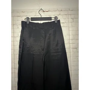 WAYF Wide Leg Tailored‎ Pants Black High Rise Slacks Minimalist Size S thumbnail 3