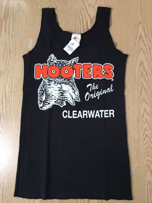 Hooters New Girl Uniform Tank Black Medium thumbnail 1
