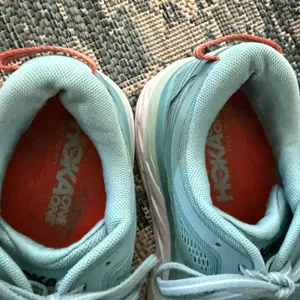 Hoka‎ One One Bondi 7 Shoes Womens Size 10.5 Blue Mesh Athletic Running Cushion thumbnail 5