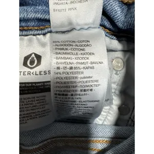 Levi's Wedgie Straight Jeans Button Fly High Rise Blue Denim Womens 27 Casual thumbnail 6