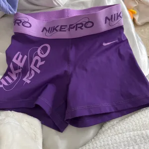 Purple Nike Pro Shorts thumbnail 1