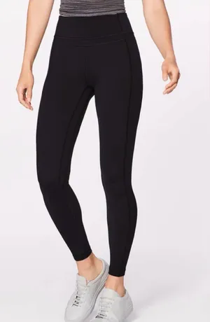 Lululemon Pushing Limits 7/8 Tight (Nulu 25") size 8 in black thumbnail 1