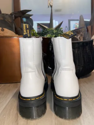Dr. Martens White Platform thumbnail 2