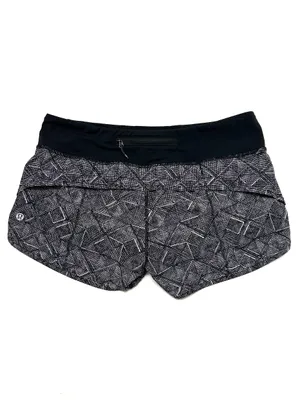 Lululemon Speed Up Shorts built in brief running athletic performance size 6 thumbnail 2