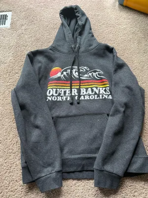 Outer banks hoodie Gray Size M thumbnail 1