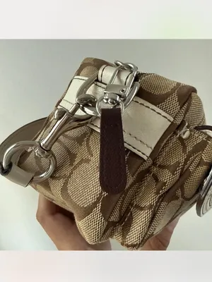Rare Vintage Y2K Coach Mini Double Turnlock Bag thumbnail 6