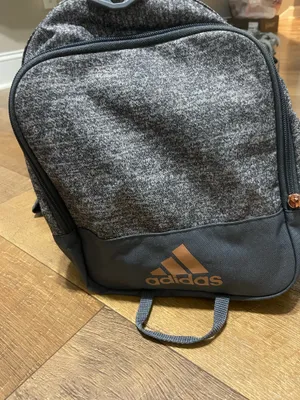 adidas grey and rose gold duffel bag thumbnail 3