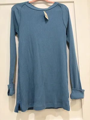 Free People Waffle Knit Thermal thumbnail 1