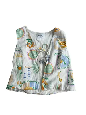 PAPER HEART Dolce Vida Tie Front Top Size Medium thumbnail 6