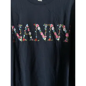 God Merch Embroidered Nanny Floral Sweatshirt Crewneck Navy Flower Grandma 2X thumbnail 3