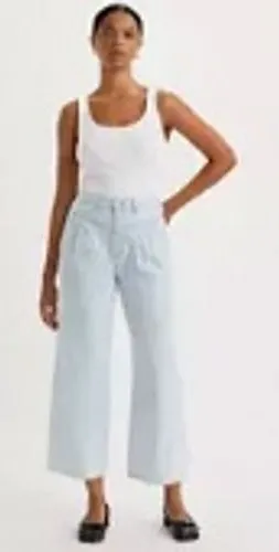 Levi's Women's Premium‎ Women Baggy Featherweight Wide Leg Jeans Blue 30x26 NWOT thumbnail 1