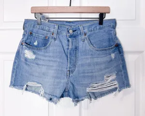 Levi's 501 Denim Cutoff Jean Shorts thumbnail 1