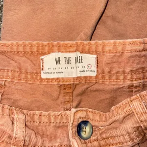 We The Free Wide Leg Pants Womens 31 Terracotta Excellent Cotton Canvas Crop thumbnail 4