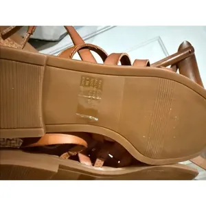 Nordstrom Rack tan vegan leather gladiator style sandals 6.5 thumbnail 7