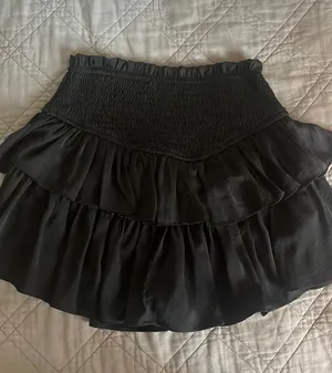 North End Black mini ruffle skirt thumbnail 3