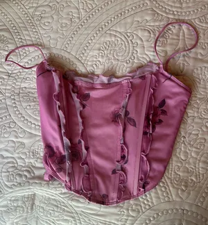 Princess Polly Pink Floral Tank thumbnail 1