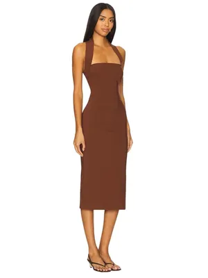 House of Harlow 1960 x REVOLVE Melody Midi Dress in Chocolate Brown XSmall Women thumbnail 3
