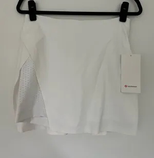 Lululemon Super-High-Rise Side-Slit Tennis Skirt White 8 thumbnail 1