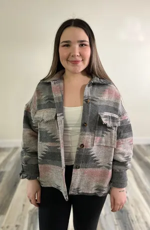Patterned jacket Multiple thumbnail 1