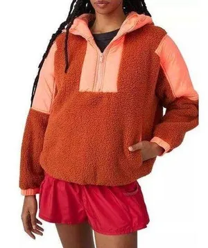 Free People Movement NWT Lead The Pack Fleece Pullover Half Zip Jacket thumbnail 3