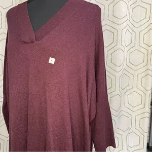 Loft Oversized v neck sweater Size M thumbnail 2