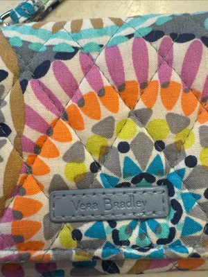 Vera Bradley Multicolor Quilted Floral Wristlet thumbnail 2