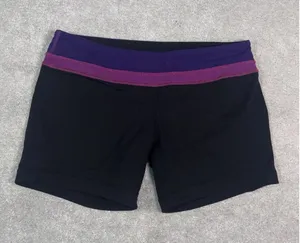 Lululemon Groove shorts 6 purple waist band thumbnail 1