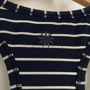 Athleta navy striped tank thumbnail 4