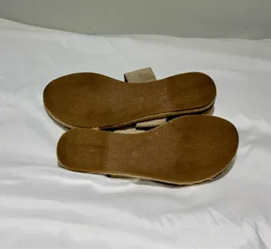Gap Women's Pale Gold Double Strap Slides Size 10 thumbnail 5