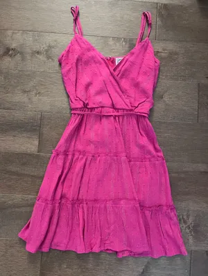 Francesca's Dress Pink thumbnail 1
