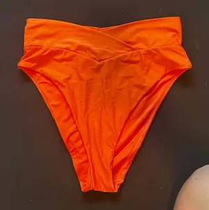 Orange Aerie Bikini Bottom High-Waisted thumbnail 1