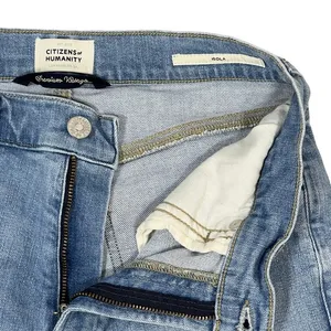 Citizens of Humanity Isola Cropped Boot Jeans 25" Lawless Stretch Raw Hem USA‎ thumbnail 5