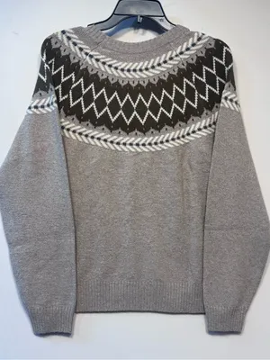 Weatherproof VintageTraditional fairisle raglan crewneck sweater Tweed yarn NWT thumbnail 8