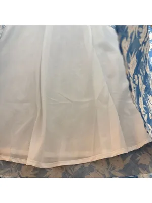 Saints and Secrets Blue White Floral Maxi Dress Small thumbnail 5