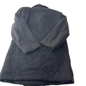 Weather Tamer Women's Size Small Grey Double Breasted 100% Wool Pea Coat thumbnail 4