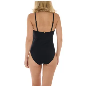 Betsey Johnson Core One-Piece Swimsuit Size XXL Black Vacation Resortwear NWOT thumbnail 6
