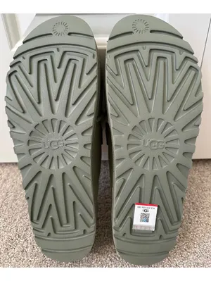 UGG Goldenstar Platform Slide Sandal Shaded Clover Green New Women's 11 / EU 42 thumbnail 7