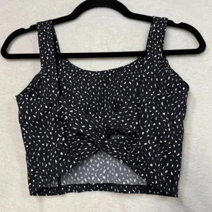 Astoria M Luxe Ignite Sport Bra Black Speckle Running Yoga Active Workout Summer thumbnail 4