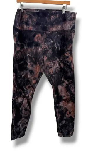 Lululemon‎ Align High-Rise Pant Womens 16 Diamond Dye Graphite Grey Pink Pastel thumbnail 1