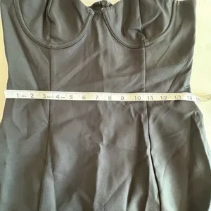 White Fox Black Bustier mini dress black Medium thumbnail 13